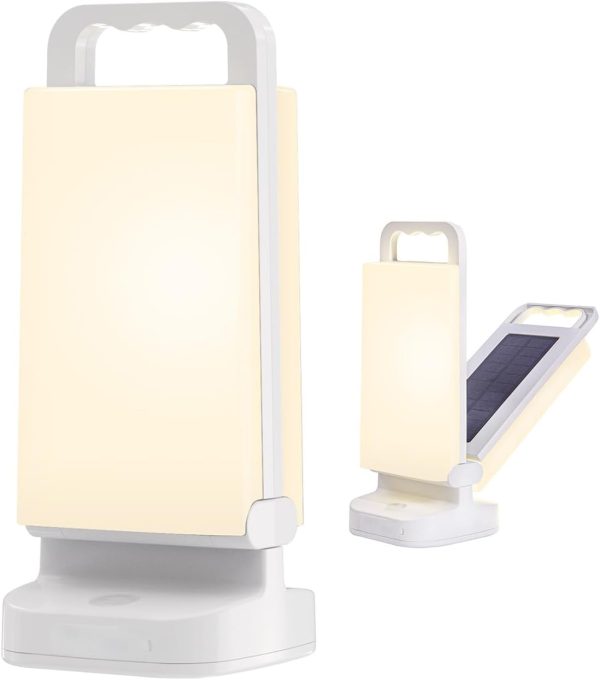6000mAh Solar Rechargeable 2-in-1 Dimmable Outdoor Lantern