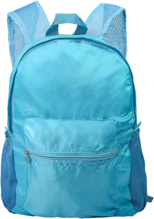 25L Blue Water Resistant Foldable Lightweight Daypack