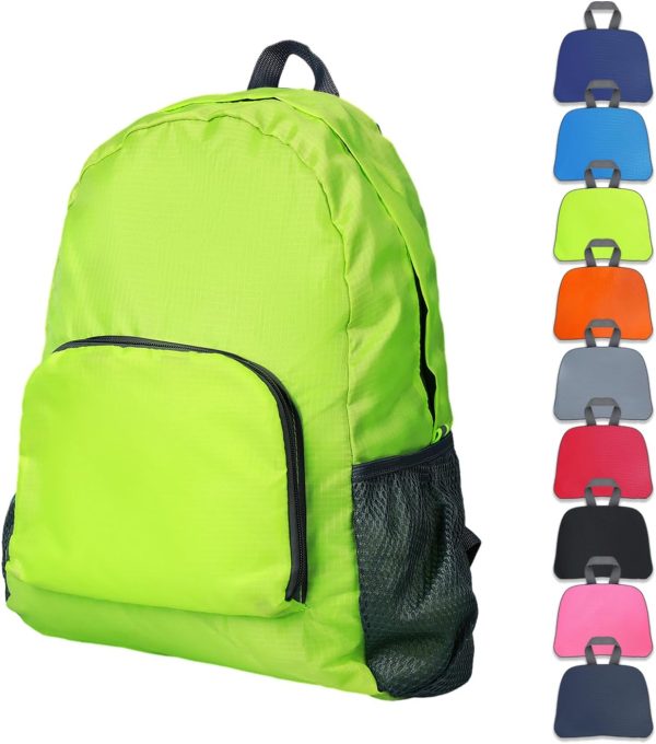 Ultralight Waterproof Green Foldable Travel Backpack Unisex