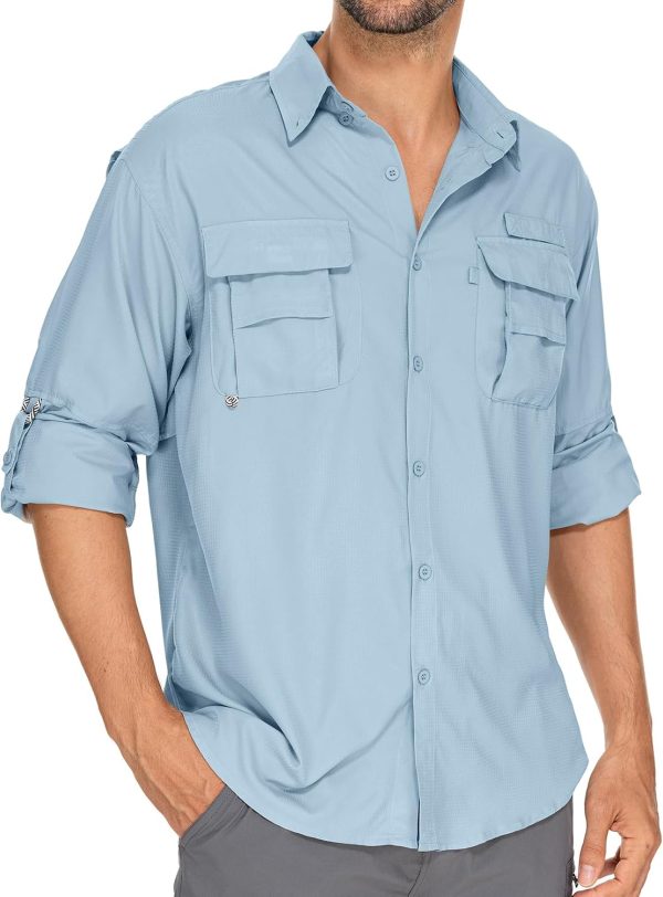 Men's Safari Long Sleeve UPF 50+ Quick Dry Travel Shirt
