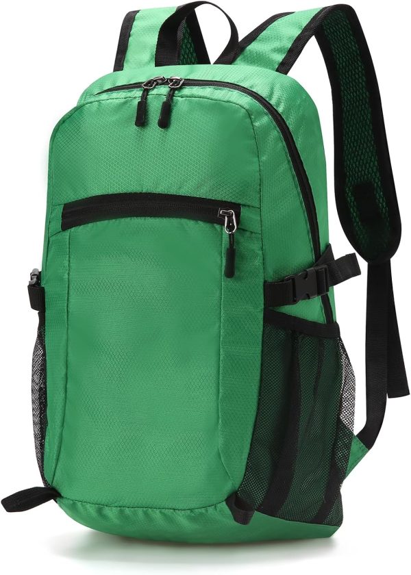 Green Waterproof Small Foldable Ultralight Hiking Daypack