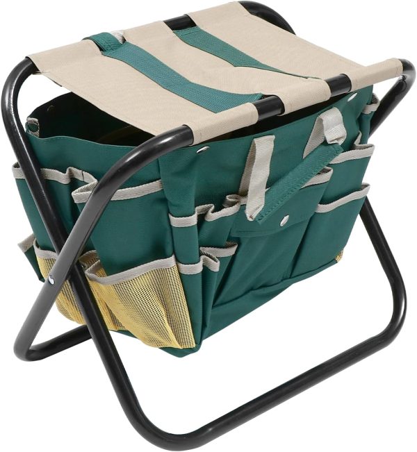 Tool Bag Folding Stool Portable Collapsible Chair Durable