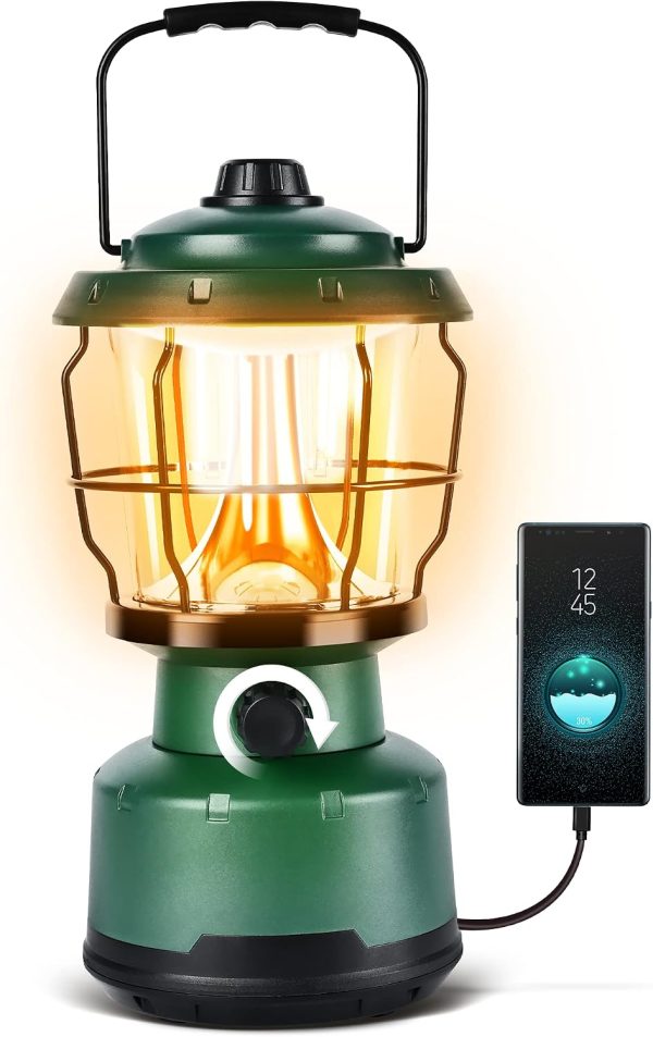 LED Camping Lantern Water Resistant Emergency Hurricane Light