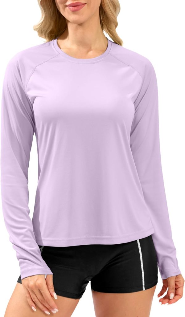 Women's UPF 50+ Long Sleeve Quick Dry UV Rash Guard