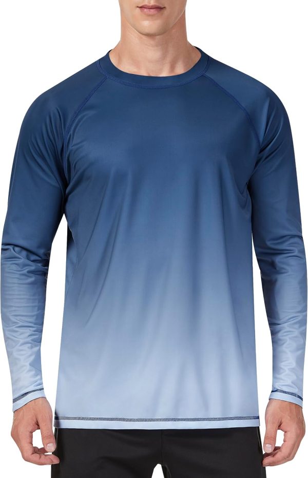 Men's Long Sleeve UPF 50+ Quick Dry Beach Rash Guard